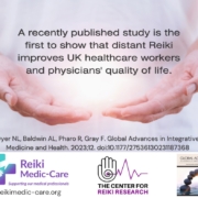 Joint CRR and Reiki Medic-care study shows that distant Reiki improves UK healthcare workers and physicians' quality of life